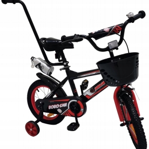 ROWEREK BMX DZIECIĘCY 14 CALI PROWADNIK ŚWIECĄCE BOCZNE KOŁA ROWER DZIECI